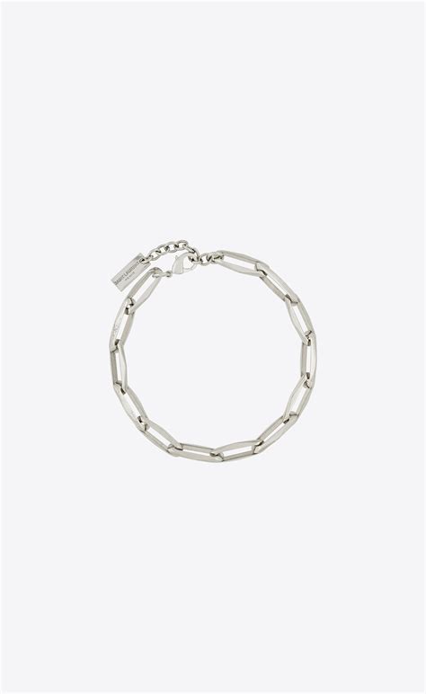 Chain bracelet in metal .